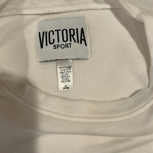 Victoria sport white crop sweatshirt - Picture 5 of 5